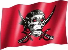Skull & sword - Flag