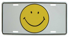 Happy Face Blechschild - 30cm x 15cm