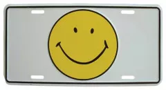 Happy Face Tin Sign 30cm x 15cm