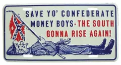 The South gonna rise again Tin Sign 30cm x 15cm