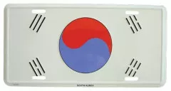 South Corea Tin Sign 30cm x 15cm