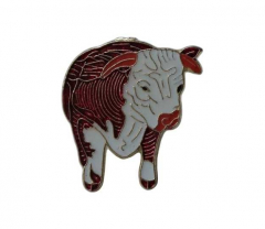 Pin Badge Bull Taurus