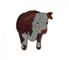 Pin Badge Bull Taurus
