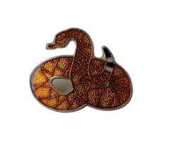 Snake Pin Badge