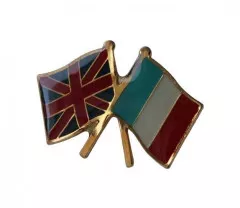 Pin Badge Great Britain France
