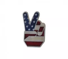 Pin Badge Peace USA