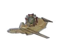 Pin Badge Monterey Park Airplane