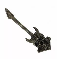Badge Pin Skull Guitar