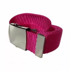 Magenta Canvas Belt