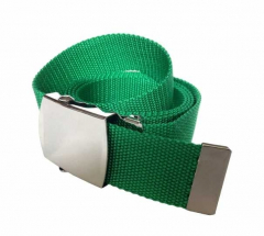 Green Canvas Belt