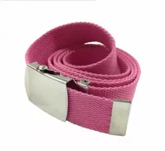 Pink Canvas Belt