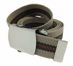 Khaki Canvas Belt