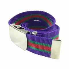 Purple & Red Canvas Belt