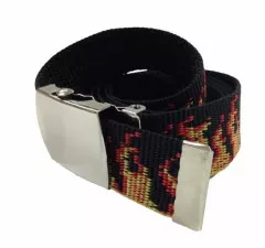 Flames Canvas Belt