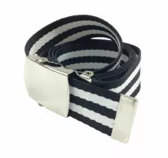 Black & White Canvas Belt