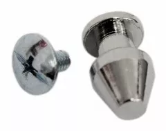 Killer Studs with flat hat - 15 mm hight | Screw fastening | 100 Pcs per Pack
