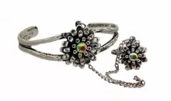 Bracelet Flower & Ring