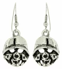 Skull Soldier Earrings