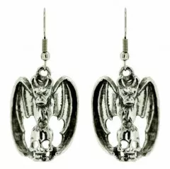 Skull Bat Earrings
