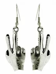 Earrings Peace Emblem