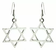 Ohrringe David Stern Symbol