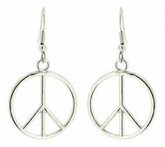 Peace Symbol Ohrringe