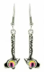 Earrings Hammer Stone