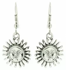 Sun Head Earrings
