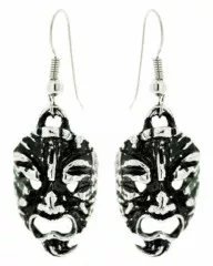 Ohrringe Indianer Maske