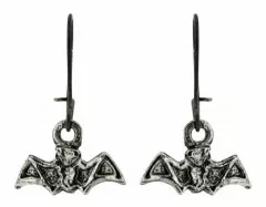 Drop Earrings Evil Bat