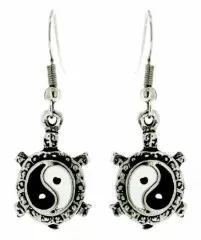 Yin Yang Zeichen Ohrhänger