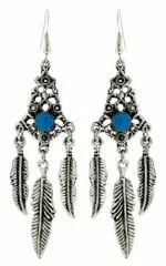 Ohrhänger Indianer Feder