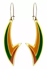 Earrings Multicolored Pendant