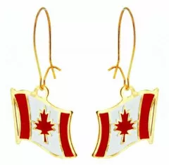 Earrings Canada Flag