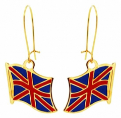 Earrings United Kingdom Flag
