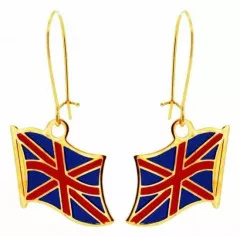 Earrings United Kingdom Flag