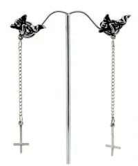 Cross Earrings Guardian Angel
