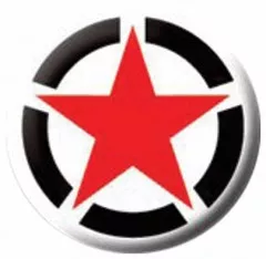 Button Badge Star Circle