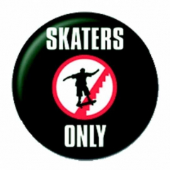Anstecker Skaters Only