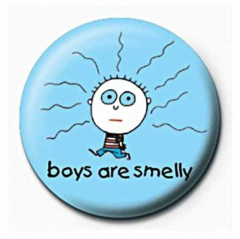 Button Badge Boys Are Smelly