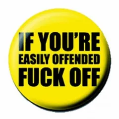 Button Badge Fuck Off