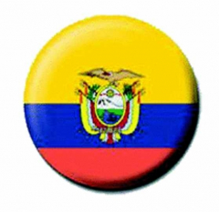 Button Badge Ecuador