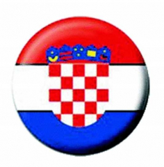 Button Badge Kroatien