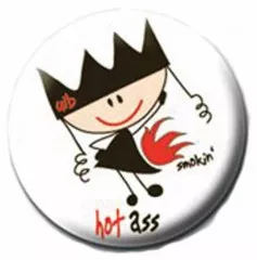 Button Badge Ugly Little Bitch