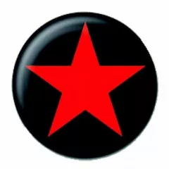 Button Badge Roter Stern