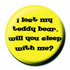 Button Badge Teddy Bear
