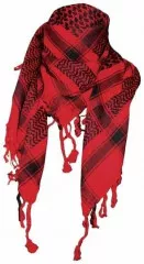 Tactical Shemagh Scarf Red Black