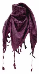 Tactical Shemagh Scarf Purple Black