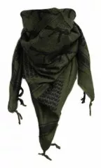 Tactical Shemagh Scarf Olive Green Black Army
