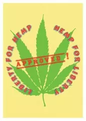 Poster Flag Hemp of Liberty